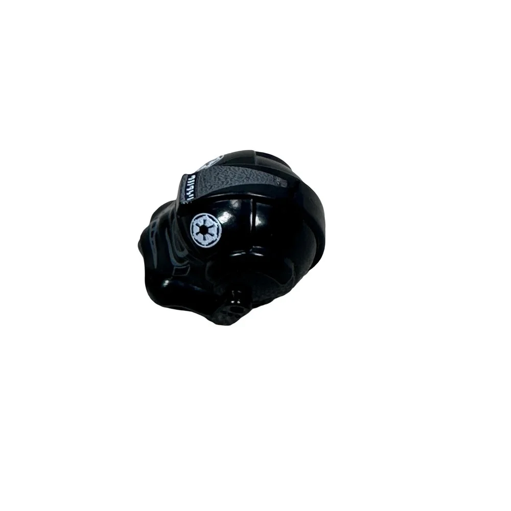 LEGO Star Wars TIE Fighter Pilot Minifigure Helmet Black Gray Imperial 61189